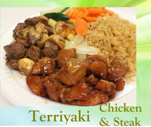 Terriyaki Chicken and Steak   